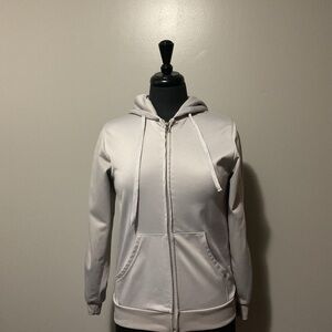 Women's Gray Zip-Up Hoodie